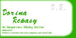 dorina repasy business card